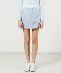 [ダブルスタンダードクロージング] クロコ柄ジップアップスカート　ミニスカート DOUBLE STANDARD CLOTHING ダブルスタンダードクロージング