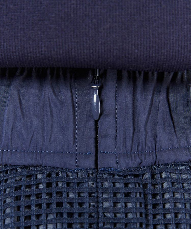 ESSENTIAL / メッシュレースプリーツスカート BOTTOMS Night STORE