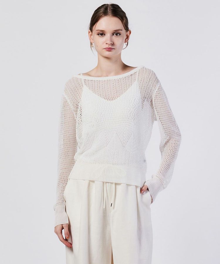 Sov. / 2WAYリボンプルオーバーニット TOPS Night STORE