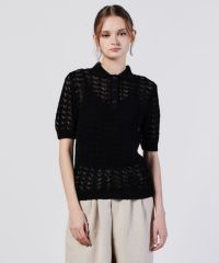 Sov. / テープヤーンニットポロシャツ(SALE) TOPS Night STORE