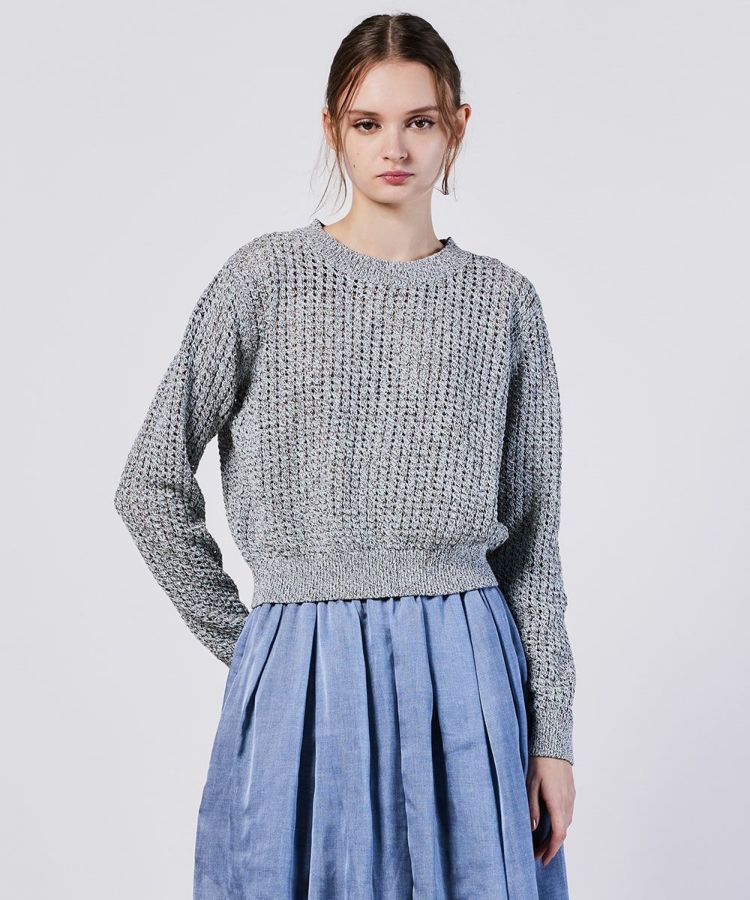 ダブルスタンダードクロージングSOVニット Sov. / オープンバックニットプルオーバー(SALE) TOPS Night