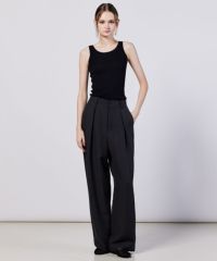 新発売 新商品 Sov. / STORE Night BOTTOMS リネンスラブワイドパンツ(SALE) パンツ