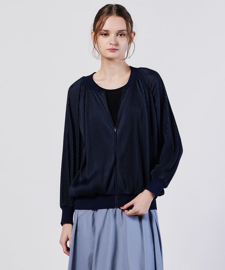 新品 DOUBLE STANDARD Sov ソブ プリーツブルゾン 25SS 2Buy対象商品】Sov. / シアープリーツブルゾン(OUTLET) Sov