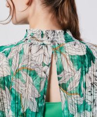 Sov. / フラワーシフォンブラウス TOPS Night STORE | ダブル