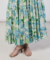 Sov. / フラワーシフォンティアードスカート(SALE) BOTTOMS