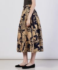 新品・未使用】Sov.シャイニージャガード ボリュームスカート