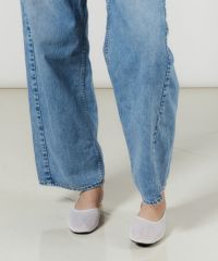 DSC / ウエストフリルワイドデニムパンツ BOTTOMS Night STORE