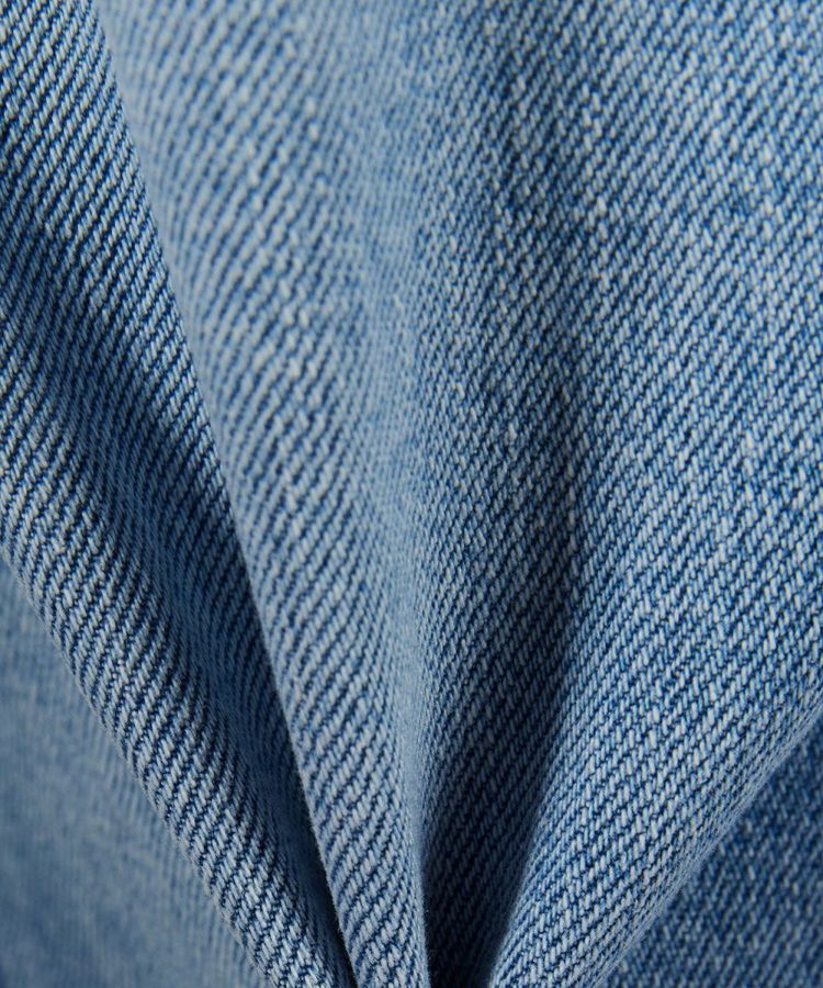 DSC / ウエストフリルワイドデニムパンツ BOTTOMS Night STORE