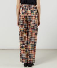 DSC / パッチワークチェックワイドパンツ(SALE) BOTTOMS Night