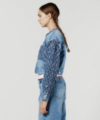 DSC / ツィードノーカラージャケット OUTERS Night STORE | ダブル