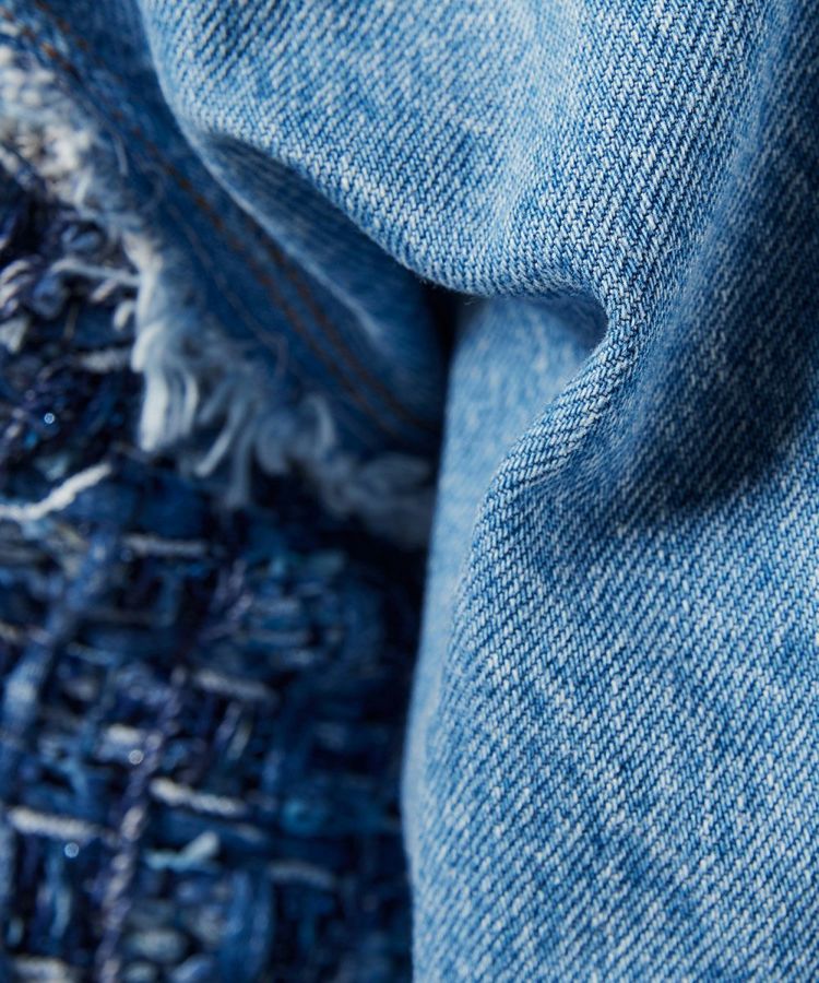 DSC / ツィードノーカラージャケット OUTERS Night STORE | ダブル