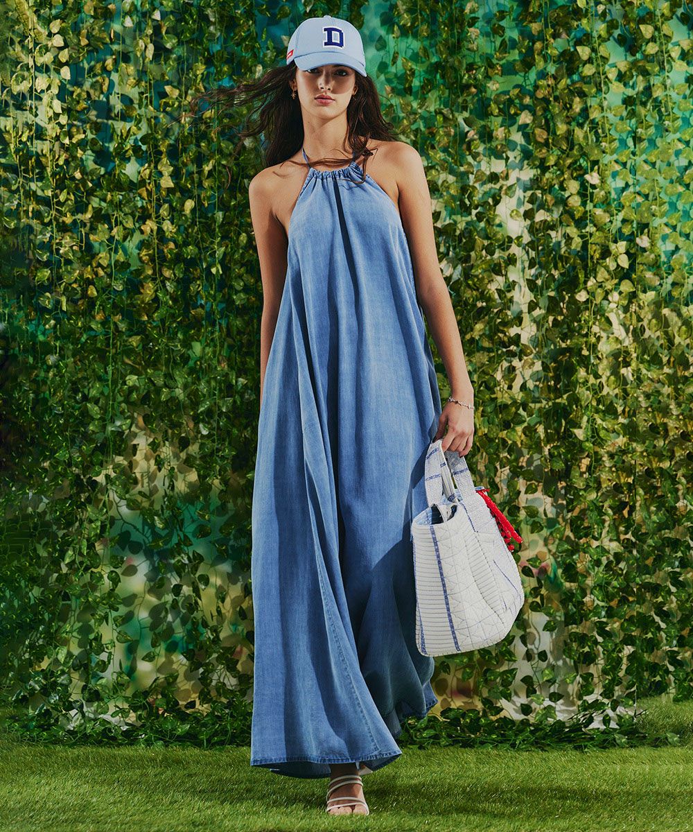 ダブルスタンダードクロージング ハイウエストジャンパースカート  