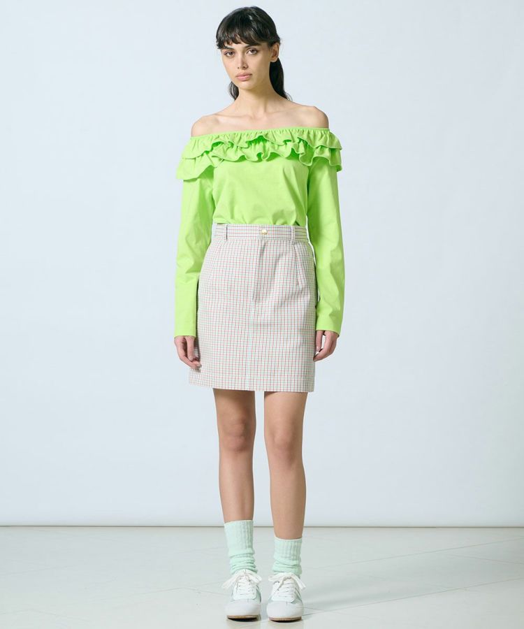 DSC / オフショルダーフリルトップス（WEB限定） TOPS Night