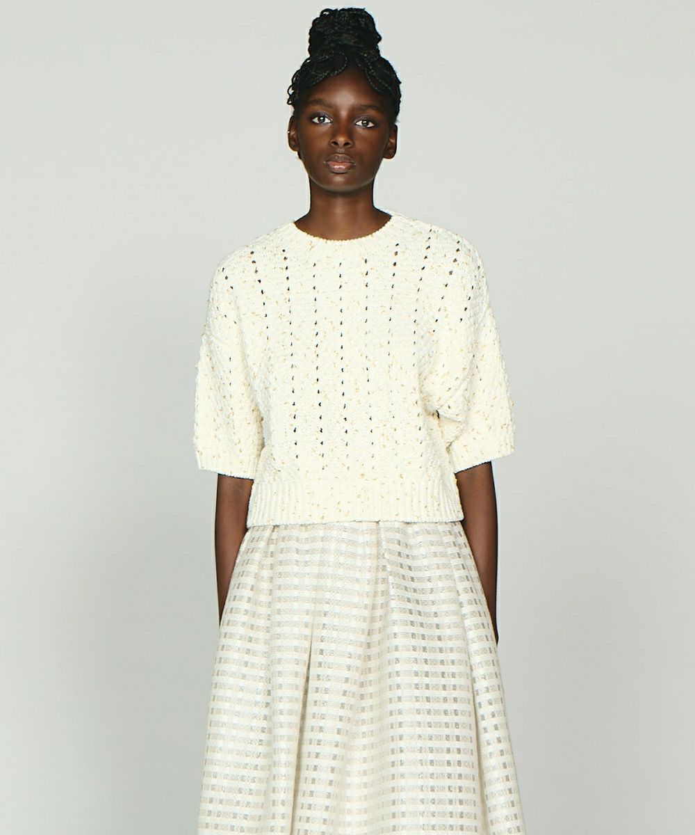 OSLOW / ラメテープヤーンニットプルオーバー OSLOW Night STORE  