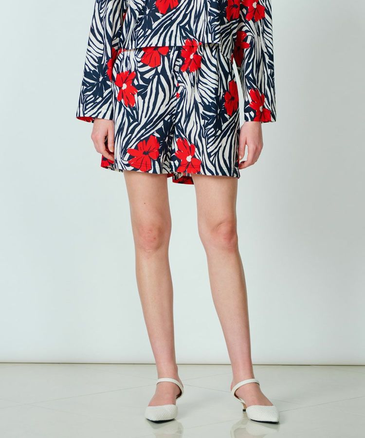 ネイビー×レッド