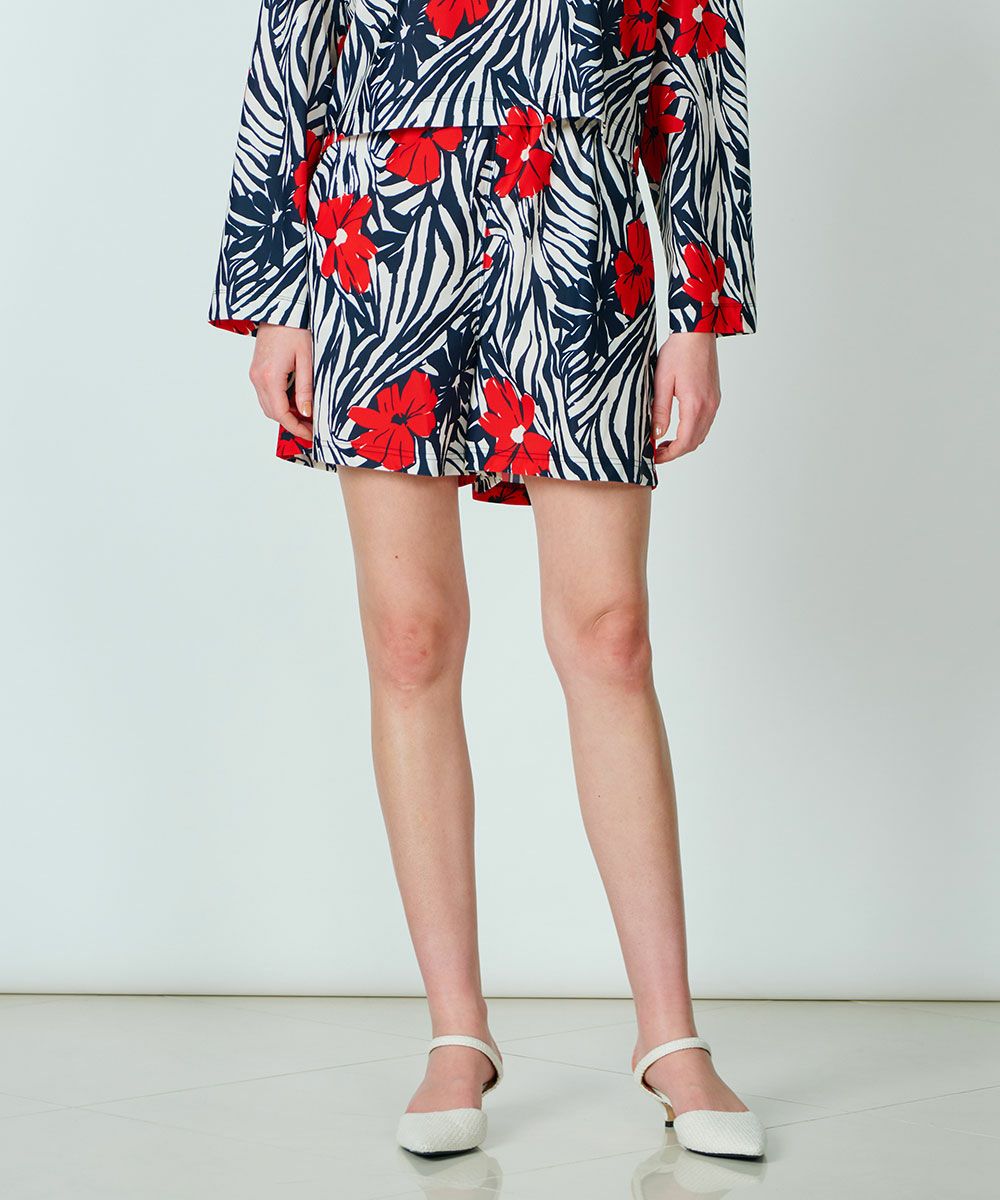 ネイビー×レッド