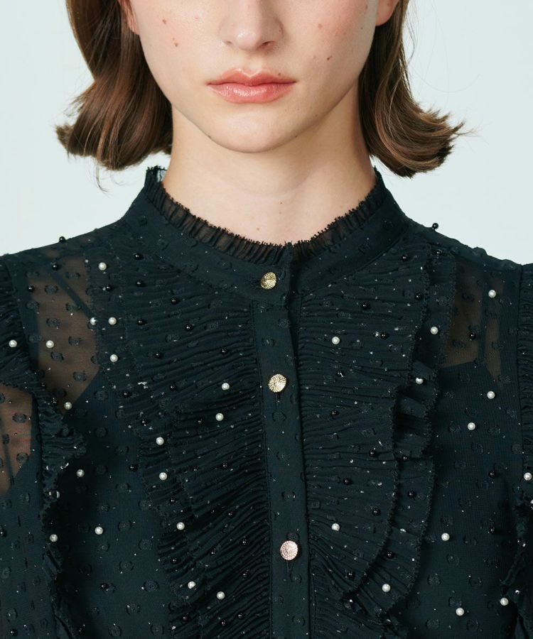新品★コルコバード　シフォンドレス CORCOVADO / パールドットシフォンドレス CORCOVADO Night STORE