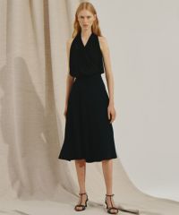 CORCOVADO / Polyester Ciffon プリーツドレス CORCOVADO Night