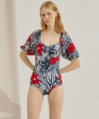 ネイビー×レッド