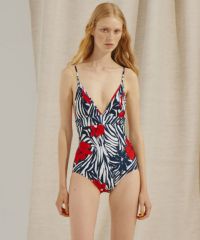 ネイビー×レッド