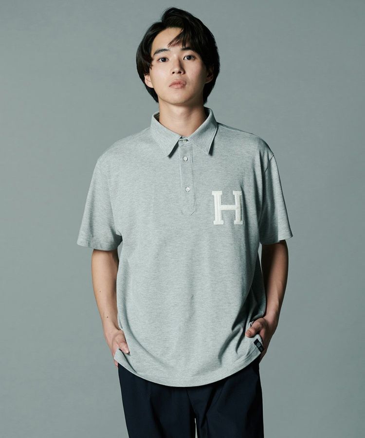 D/him H刺繍　ポロシャツ D/him H刺繍カノコポロ TOPS Night STORE | ダブルスタンダード
