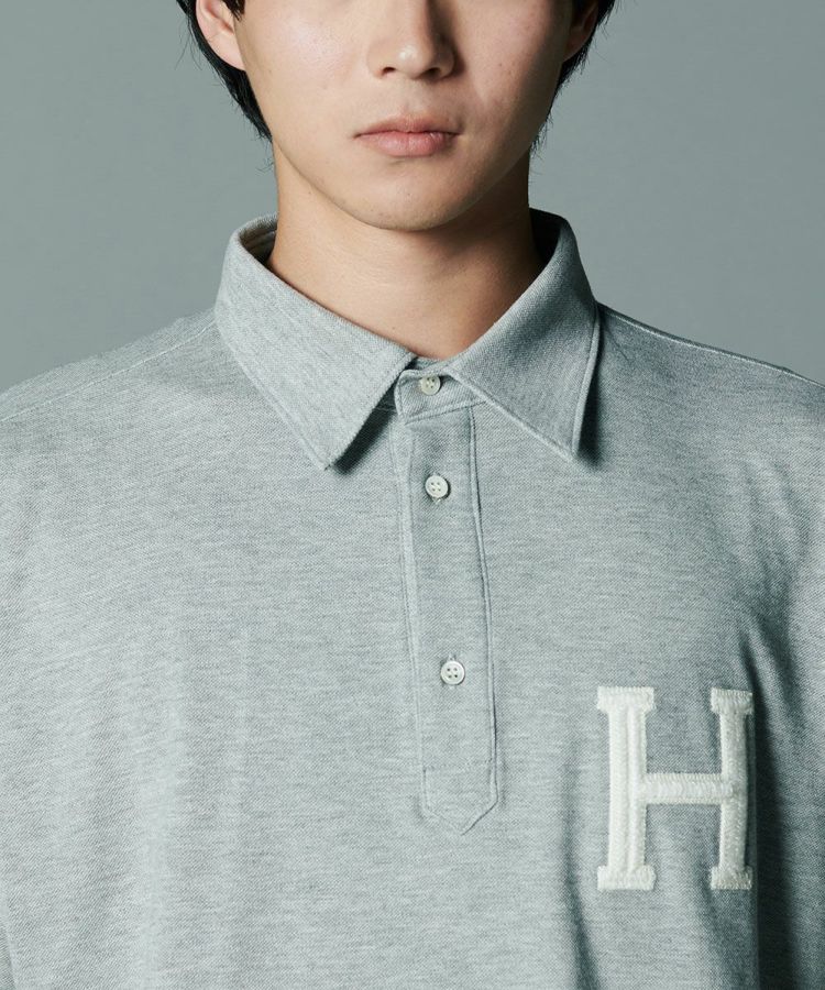 D/him H刺繍カノコポロ TOPS Night STORE | ダブルスタンダード