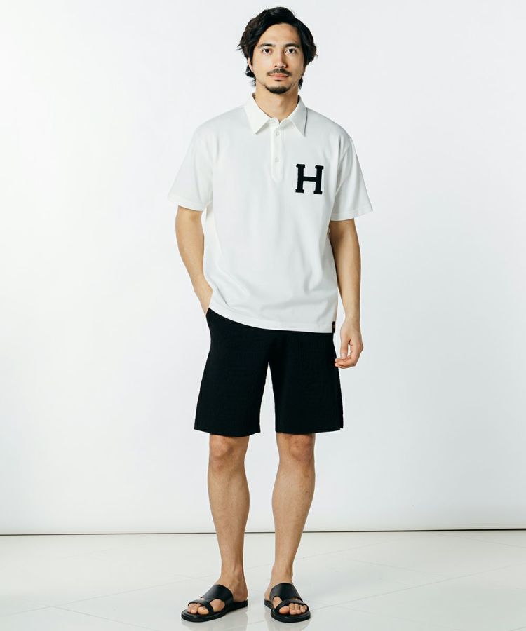 D/him H刺繍　ポロシャツ D/him H刺繍カノコポロ TOPS Night STORE | ダブルスタンダード