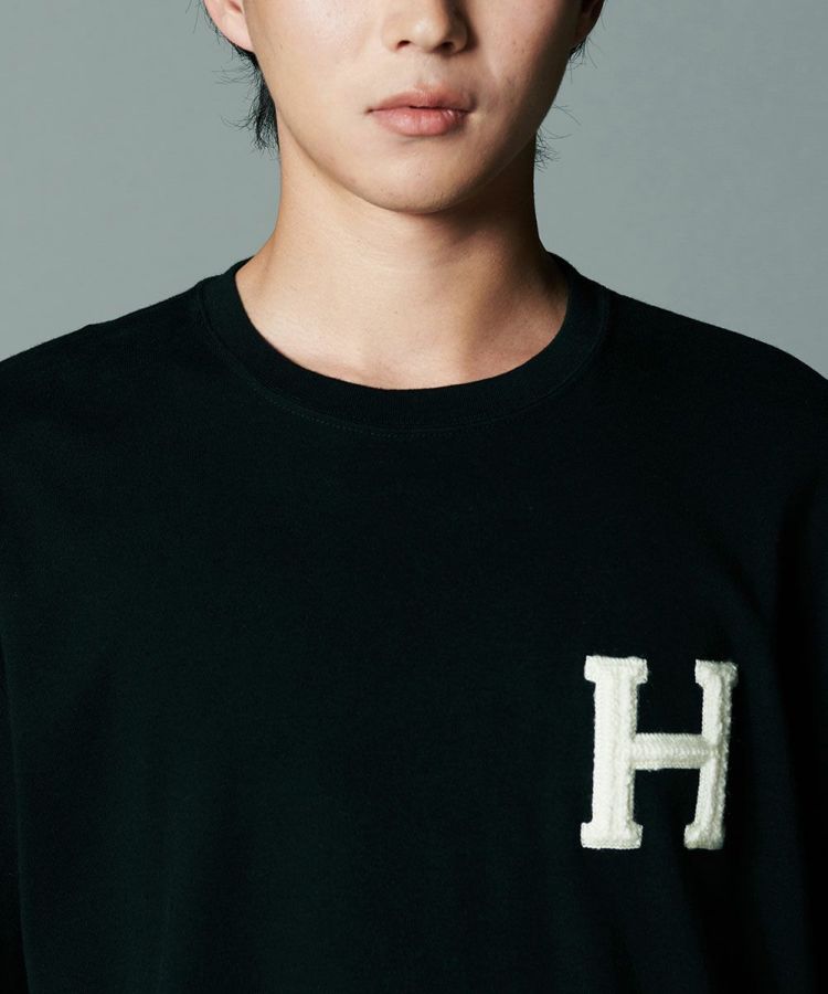 D/him H刺繍フライスTシャツ TOPS Night STORE | ダブルスタンダード