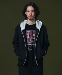 D/him H刺繍ダンボールニットジップパーカー OUTERS Night STORE D/him H刺繍ダンボールニットジップパーカー OUTERS Night STORE