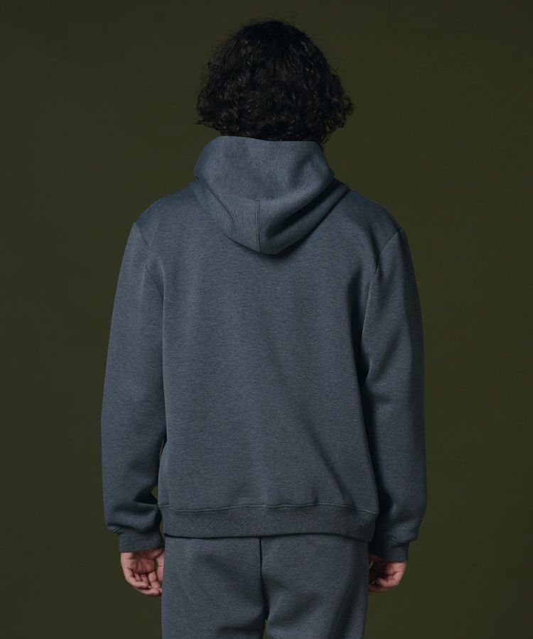 D/him H刺繍ダンボールニットパーカー TOPS Night STORE