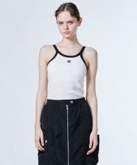 ESSENTIAL / カップ付きレンシルテレコキャミソール TOPS Night