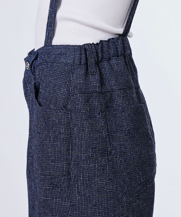 Sov. / メランジメッシュサスペンダーワイドパンツ BOTTOMS