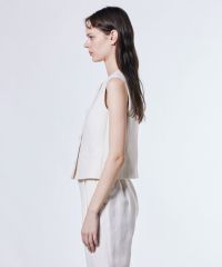Sov. / リネンマットスラブベスト(SALE) OUTERS Night STORE