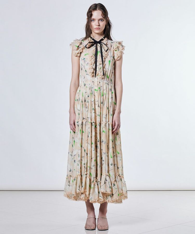 Sov. / シフォンフリルワンピース Sov. / シフォンフリルワンピース(SALE) DRESS Night STORE