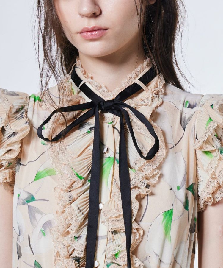 Sov. / シフォンフリルワンピース(SALE) DRESS Night STORE