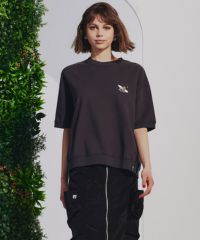 DSC / ベアロゴ刺繍裏毛ニット TOPS Night STORE | ダブル