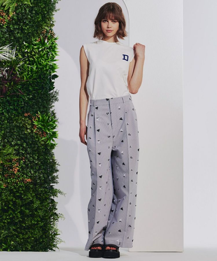 DSC / Dロゴブロックノースリーブ TOPS Night STORE | ダブル