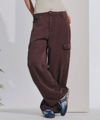 テンセルデニム PICCIN パンツ テンセルデニムワイドイージーパンツ レディース