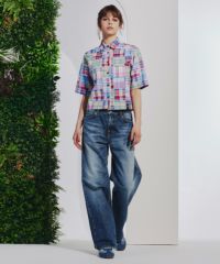 DSC / パッチワークチェックシャツ TOPS Night STORE | ダブル