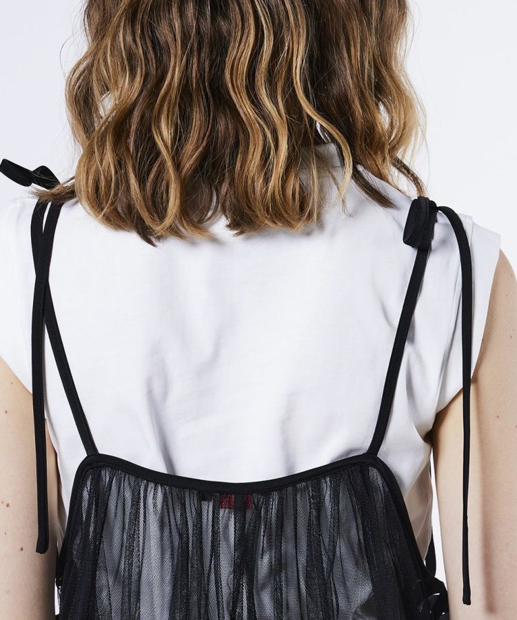 ダブルスタンダード　リボンチュールジレ DSC / リボンチュールジレ DRESS Night STORE | ダブルスタンダード