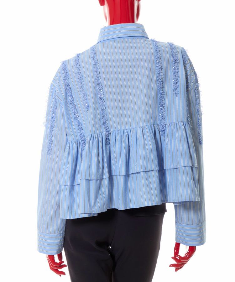 【★安心の定価販売★】 DSC / スパンレースフレアブラウス（WEB限定） TOPS Night STORE トップス