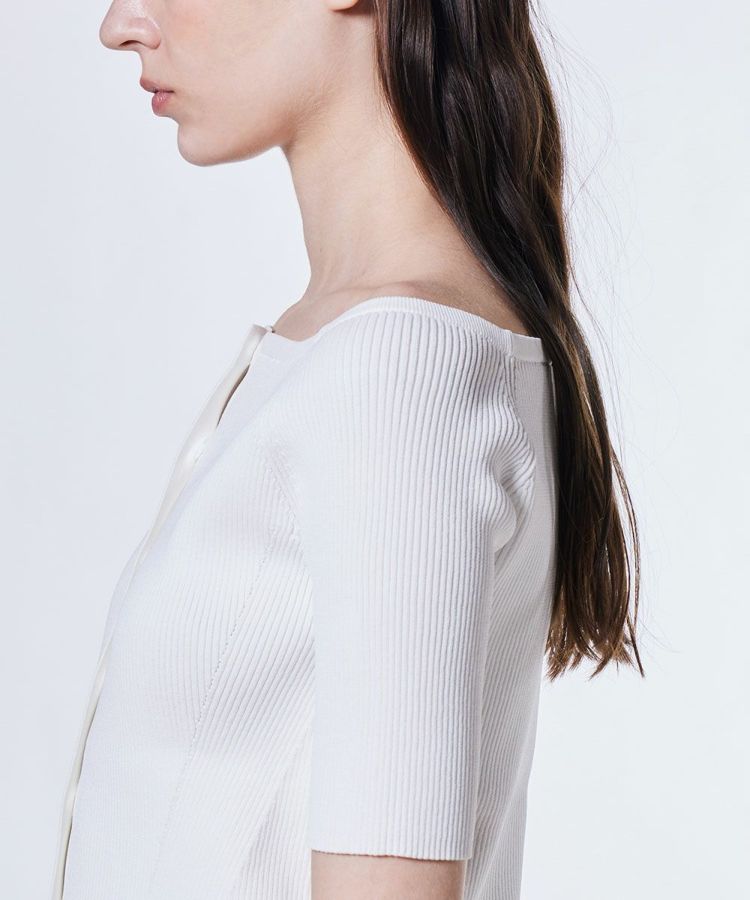 Sov. / ストレッチヤーンオフショルニット TOPS Night STORE