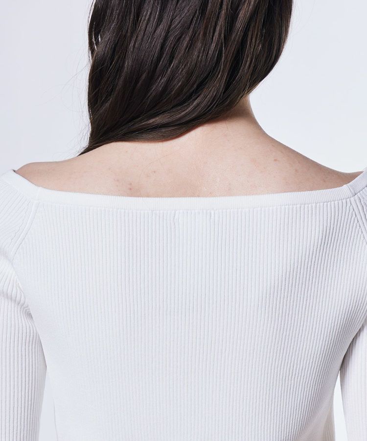 ダブルスタンダードクロージング　Sov. ストレッチヤーンオフショルニット Sov. / ストレッチヤーンオフショルニット TOPS Night STORE
