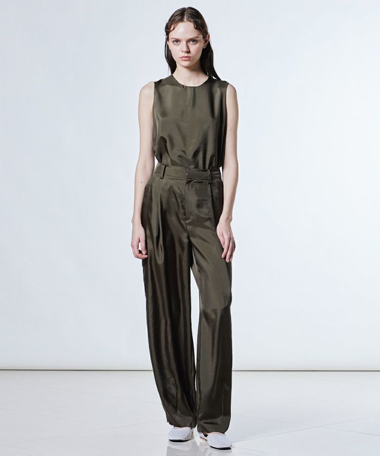 パンツ XTONZ XP182 Kaylin Velvet Training String Pants KHAKI XP182 Sov. / セシェルツイルパンツ BOTTOMS Night STORE | ダブル
