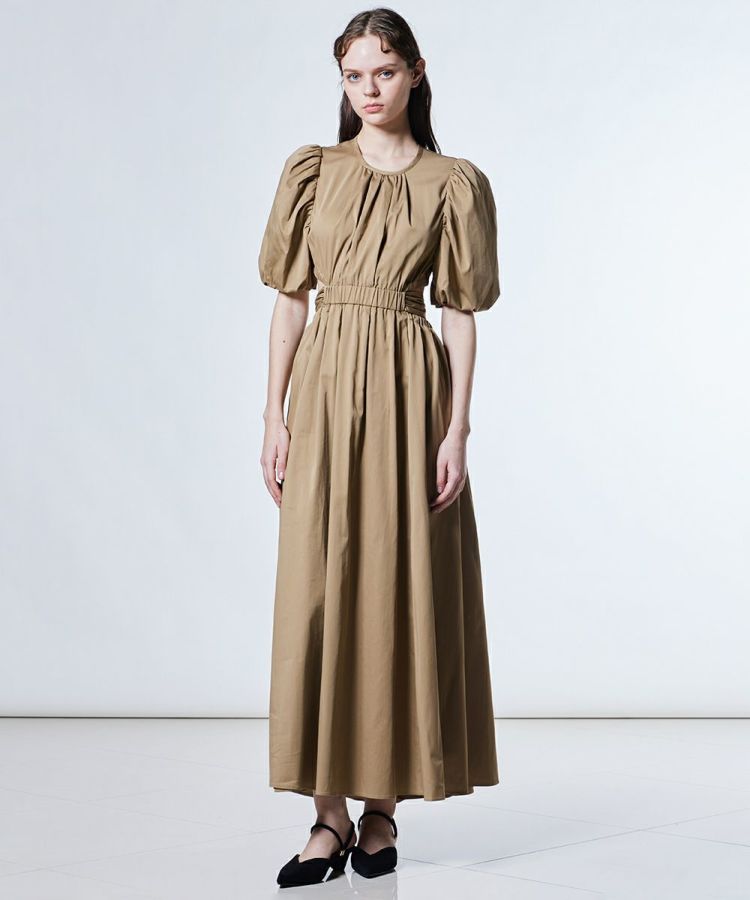 Sov. / ブロードパフスリーブワンピース(SALE) DRESS Night STORE