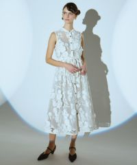 Sov. / フラワー刺繍ワンピース DRESS Night STORE | ダブル