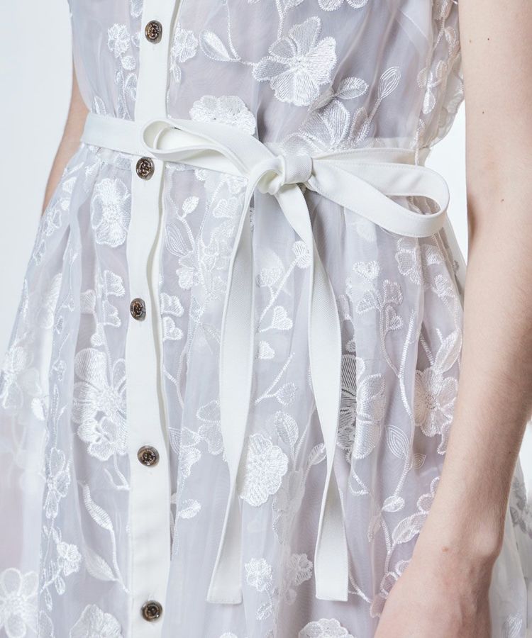 Sov. / フラワー刺繍ワンピース DRESS Night STORE | ダブル