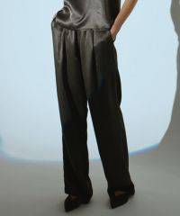 DSC / アセテートピグメントサテンタンクパンツ BOTTOMS Night