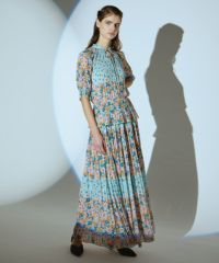 ダブルスタンダードクロージング　フラワーシフォンブラウス　スカート　タグ有 DOUBLE STANDARD CLOTHING - Sov. / フラワーシフォンブラウス