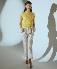 DSC / ドットフロッキージャガードキャミソール TOPS Night